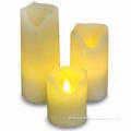 Cup Candle with LED Light, Available in Various Styles and Designs